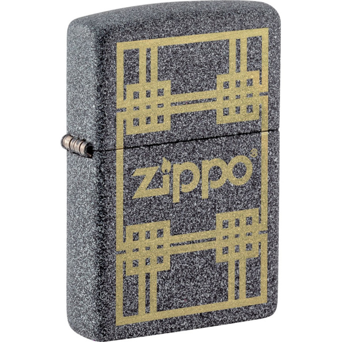 Зажигалка Zippo Iron Stone, матовый серый (48791)